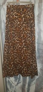 Cheetah print skirt